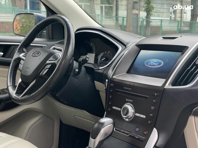 Синий Форд Эдж, объемом двигателя 2 л и пробегом 155 тыс. км за 19990 $, фото 19 на Automoto.ua