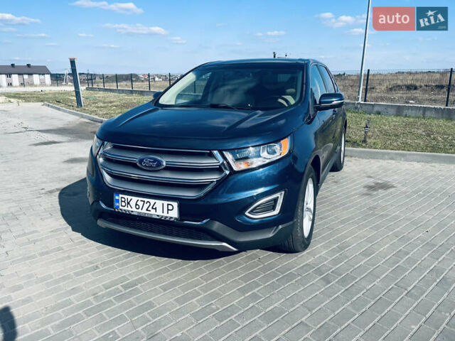 Синий Форд Эдж, объемом двигателя 2 л и пробегом 154 тыс. км за 14500 $, фото 2 на Automoto.ua