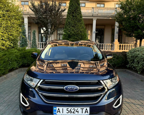 Синий Форд Эдж, объемом двигателя 2 л и пробегом 100 тыс. км за 16200 $, фото 5 на Automoto.ua