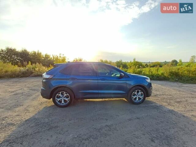 Синий Форд Эдж, объемом двигателя 2 л и пробегом 88 тыс. км за 14500 $, фото 2 на Automoto.ua