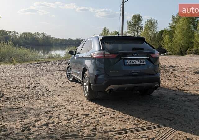 Синий Форд Эдж, объемом двигателя 2 л и пробегом 49 тыс. км за 21750 $, фото 12 на Automoto.ua