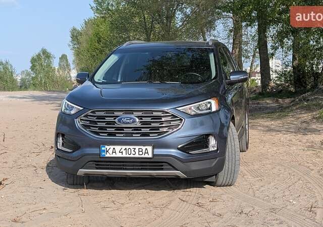 Синий Форд Эдж, объемом двигателя 2 л и пробегом 49 тыс. км за 21750 $, фото 3 на Automoto.ua
