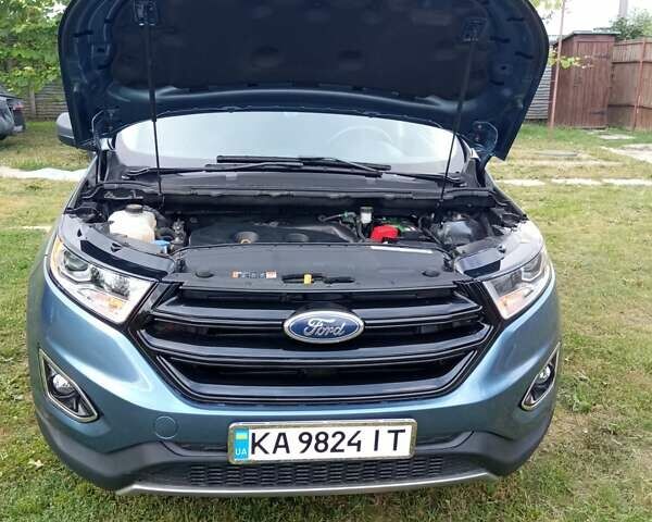 Синий Форд Эдж, объемом двигателя 2 л и пробегом 100 тыс. км за 17250 $, фото 17 на Automoto.ua