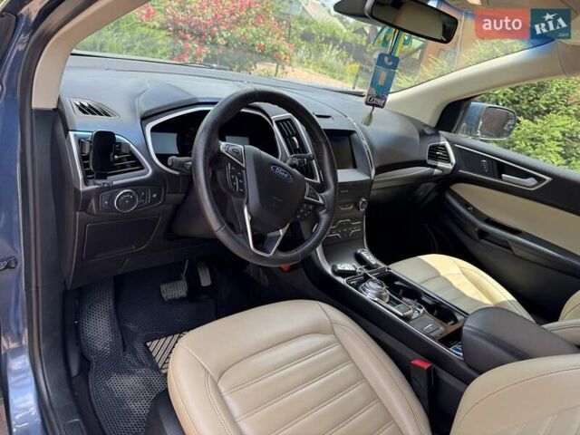 Синий Форд Эдж, объемом двигателя 2 л и пробегом 68 тыс. км за 19999 $, фото 4 на Automoto.ua