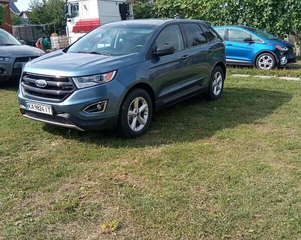 Синий Форд Эдж, объемом двигателя 2 л и пробегом 100 тыс. км за 17250 $, фото 2 на Automoto.ua