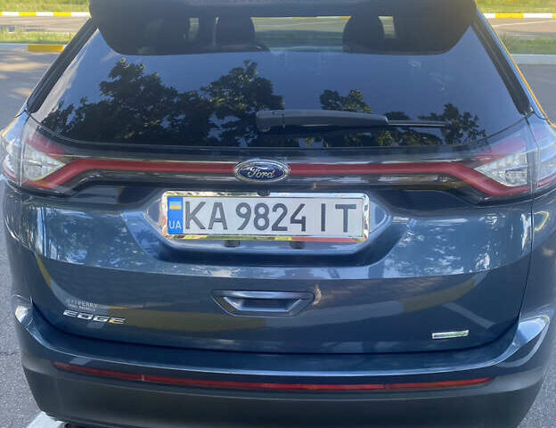 Синий Форд Эдж, объемом двигателя 2 л и пробегом 100 тыс. км за 17800 $, фото 9 на Automoto.ua