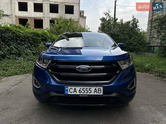 Синий Форд Эдж, объемом двигателя 2 л и пробегом 100 тыс. км за 15800 $, фото 5 на Automoto.ua