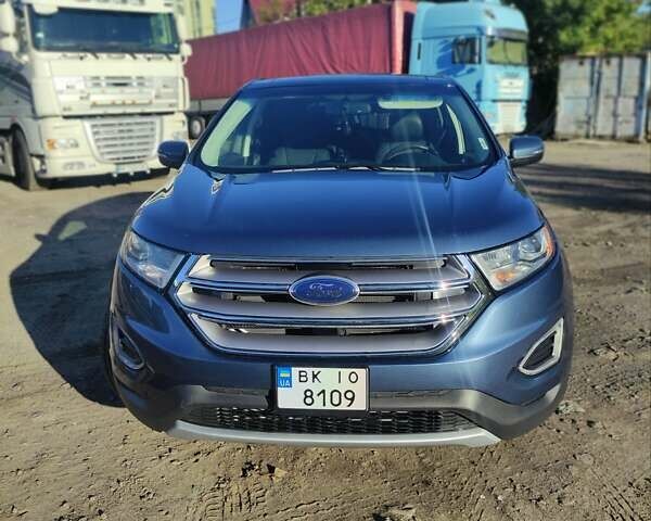 Синій Форд Едж, об'ємом двигуна 2 л та пробігом 140 тис. км за 16500 $, фото 7 на Automoto.ua