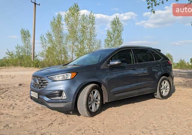 Синий Форд Эдж, объемом двигателя 2 л и пробегом 49 тыс. км за 21750 $, фото 1 на Automoto.ua