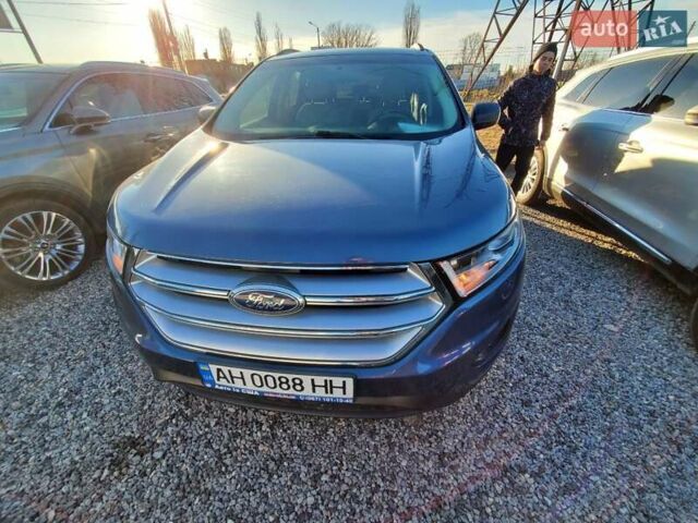 Синий Форд Эдж, объемом двигателя 2 л и пробегом 120 тыс. км за 17000 $, фото 3 на Automoto.ua