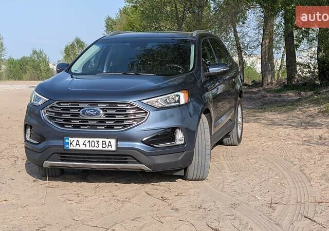 Синий Форд Эдж, объемом двигателя 2 л и пробегом 49 тыс. км за 21750 $, фото 4 на Automoto.ua