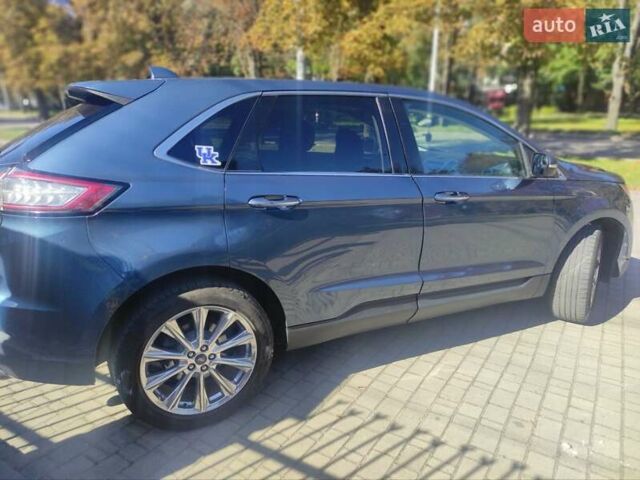 Синій Форд Едж, об'ємом двигуна 2 л та пробігом 140 тис. км за 16500 $, фото 2 на Automoto.ua