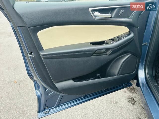 Синій Форд Едж, об'ємом двигуна 2 л та пробігом 69 тис. км за 17999 $, фото 23 на Automoto.ua