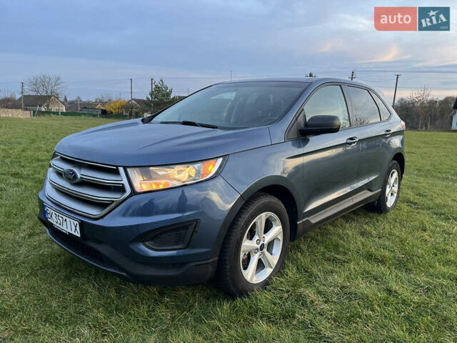 Синий Форд Эдж, объемом двигателя 2 л и пробегом 110 тыс. км за 14900 $, фото 1 на Automoto.ua