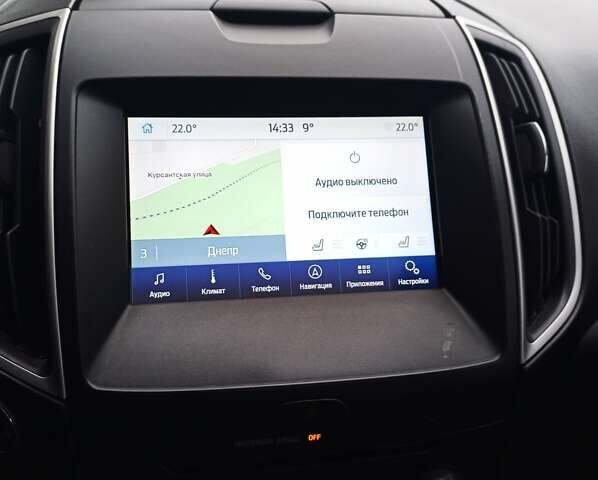 Синий Форд Эдж, объемом двигателя 2 л и пробегом 120 тыс. км за 18500 $, фото 9 на Automoto.ua