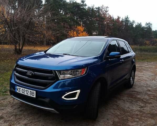 Синий Форд Эдж, объемом двигателя 2 л и пробегом 120 тыс. км за 18500 $, фото 7 на Automoto.ua