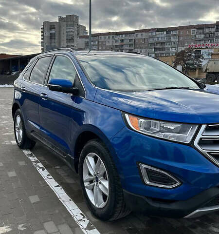 Синий Форд Эдж, объемом двигателя 2 л и пробегом 179 тыс. км за 13700 $, фото 2 на Automoto.ua
