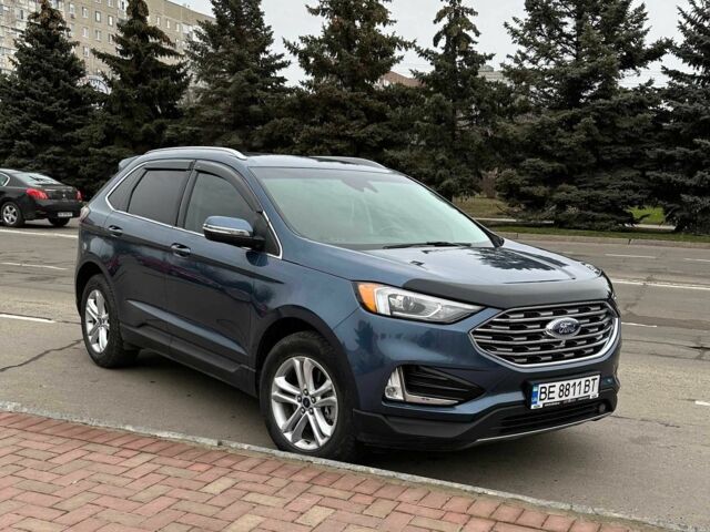 Синий Форд Эдж, объемом двигателя 2 л и пробегом 88 тыс. км за 18000 $, фото 1 на Automoto.ua