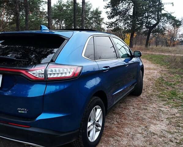 Синий Форд Эдж, объемом двигателя 2 л и пробегом 120 тыс. км за 18500 $, фото 10 на Automoto.ua