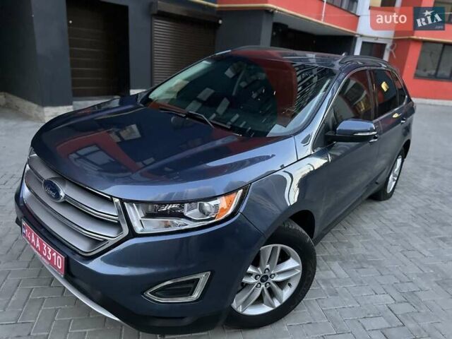 Синий Форд Эдж, объемом двигателя 2 л и пробегом 95 тыс. км за 15999 $, фото 7 на Automoto.ua