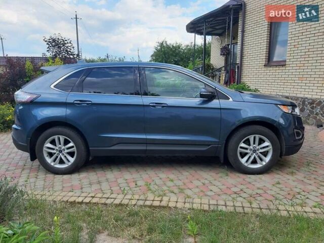Синий Форд Эдж, объемом двигателя 2 л и пробегом 85 тыс. км за 22500 $, фото 3 на Automoto.ua