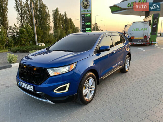 Синий Форд Эдж, объемом двигателя 3.5 л и пробегом 53 тыс. км за 15999 $, фото 1 на Automoto.ua