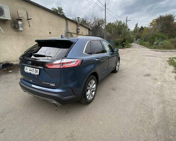 Синий Форд Эдж, объемом двигателя 2 л и пробегом 57 тыс. км за 20500 $, фото 4 на Automoto.ua