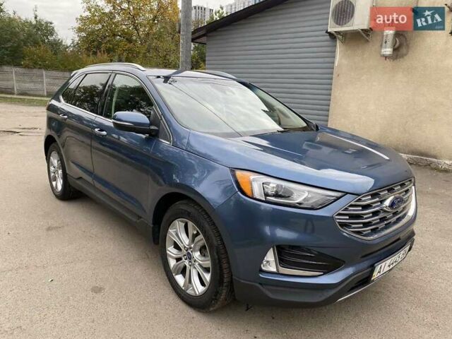 Синий Форд Эдж, объемом двигателя 2 л и пробегом 57 тыс. км за 20500 $, фото 5 на Automoto.ua