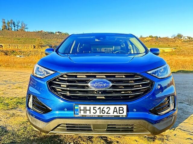 Синій Форд Едж, об'ємом двигуна 2 л та пробігом 81 тис. км за 22400 $, фото 1 на Automoto.ua