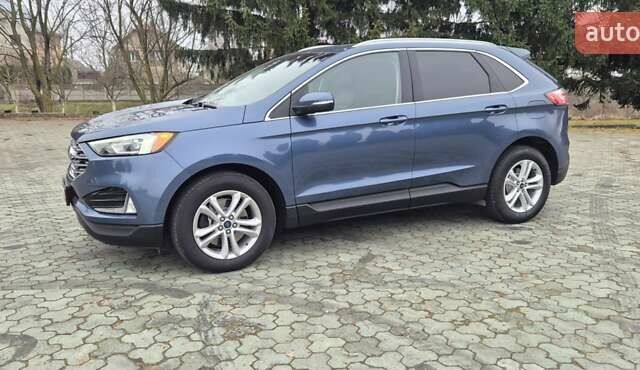 Синий Форд Эдж, объемом двигателя 2 л и пробегом 248 тыс. км за 14499 $, фото 1 на Automoto.ua