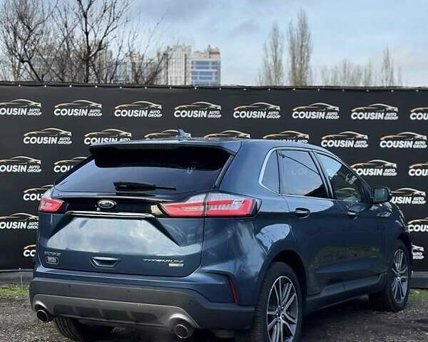 Синий Форд Эдж, объемом двигателя 2 л и пробегом 60 тыс. км за 19400 $, фото 5 на Automoto.ua