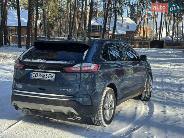 Синий Форд Эдж, объемом двигателя 2 л и пробегом 71 тыс. км за 21000 $, фото 2 на Automoto.ua