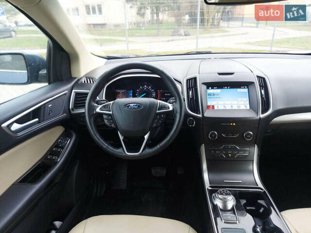 Синий Форд Эдж, объемом двигателя 2 л и пробегом 140 тыс. км за 15800 $, фото 4 на Automoto.ua