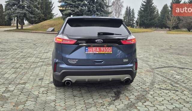 Синий Форд Эдж, объемом двигателя 2 л и пробегом 248 тыс. км за 14499 $, фото 4 на Automoto.ua