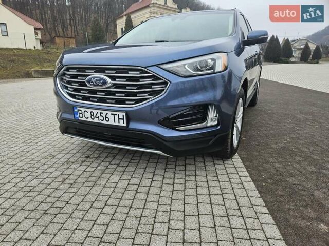 Синий Форд Эдж, объемом двигателя 2 л и пробегом 89 тыс. км за 16250 $, фото 2 на Automoto.ua