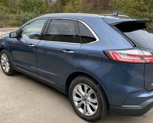 Синий Форд Эдж, объемом двигателя 2 л и пробегом 57 тыс. км за 20500 $, фото 3 на Automoto.ua