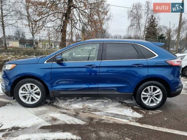 Синий Форд Эдж, объемом двигателя 2 л и пробегом 163 тыс. км за 15950 $, фото 3 на Automoto.ua