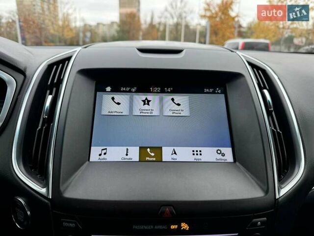 Синій Форд Едж, об'ємом двигуна 2 л та пробігом 60 тис. км за 18990 $, фото 20 на Automoto.ua