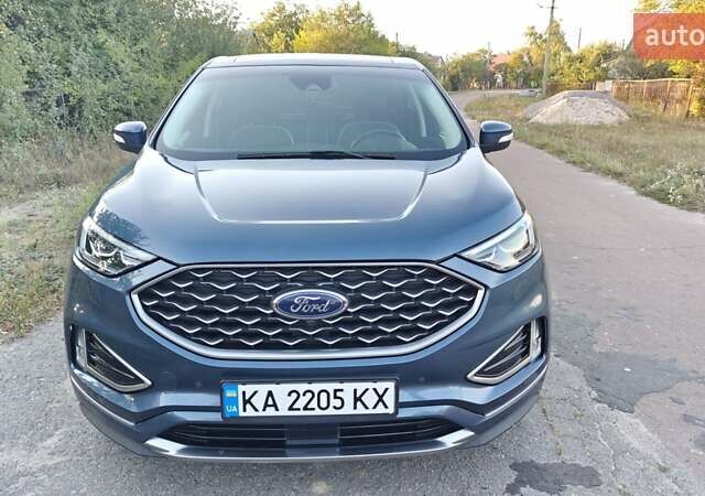 Синий Форд Эдж, объемом двигателя 2 л и пробегом 163 тыс. км за 28700 $, фото 7 на Automoto.ua