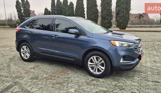 Синий Форд Эдж, объемом двигателя 2 л и пробегом 248 тыс. км за 14499 $, фото 7 на Automoto.ua