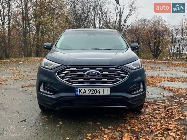 Синий Форд Эдж, объемом двигателя 2 л и пробегом 113 тыс. км за 18500 $, фото 5 на Automoto.ua