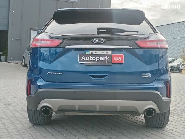 Синий Форд Эдж, объемом двигателя 2 л и пробегом 128 тыс. км за 19190 $, фото 2 на Automoto.ua
