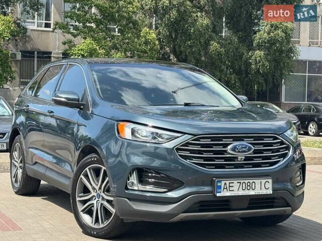Синий Форд Эдж, объемом двигателя 2 л и пробегом 125 тыс. км за 21200 $, фото 1 на Automoto.ua
