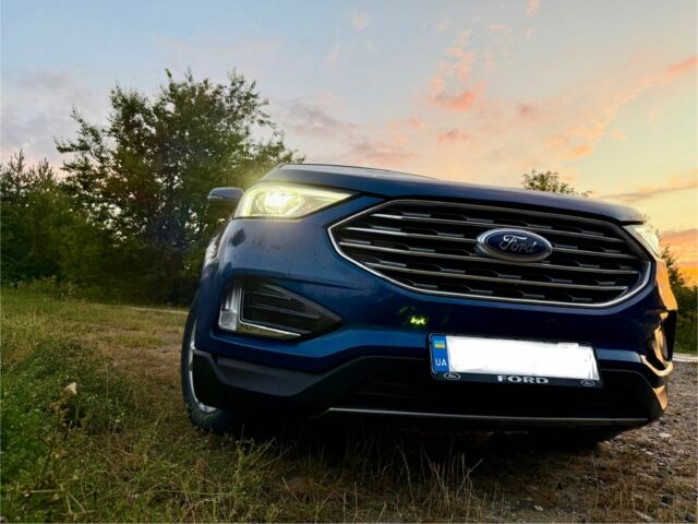 Синий Форд Эдж, объемом двигателя 2 л и пробегом 104 тыс. км за 15700 $, фото 2 на Automoto.ua