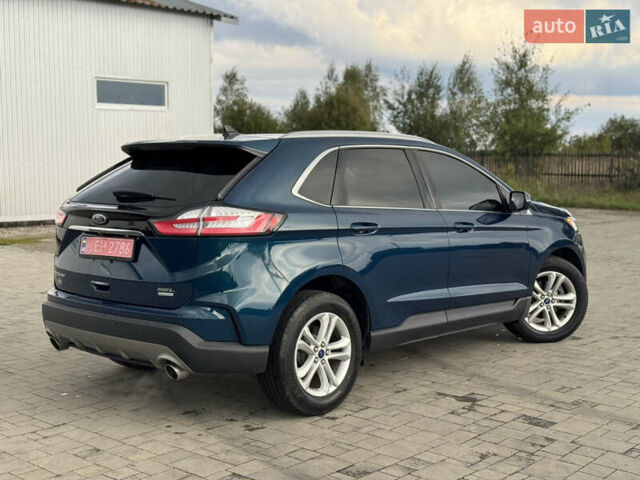 Синий Форд Эдж, объемом двигателя 2 л и пробегом 97 тыс. км за 17300 $, фото 2 на Automoto.ua