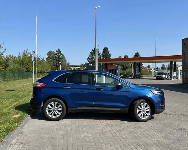 Синий Форд Эдж, объемом двигателя 2 л и пробегом 51 тыс. км за 23500 $, фото 5 на Automoto.ua