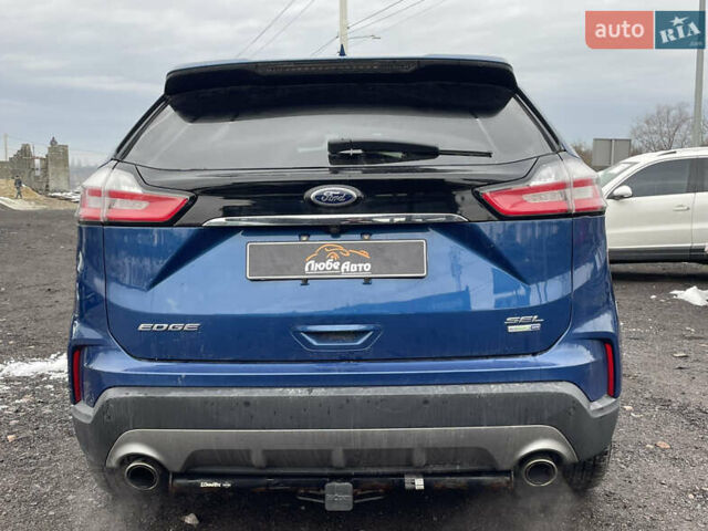 Синий Форд Эдж, объемом двигателя 2 л и пробегом 116 тыс. км за 14500 $, фото 5 на Automoto.ua