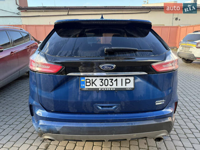Синий Форд Эдж, объемом двигателя 2 л и пробегом 104 тыс. км за 17900 $, фото 5 на Automoto.ua