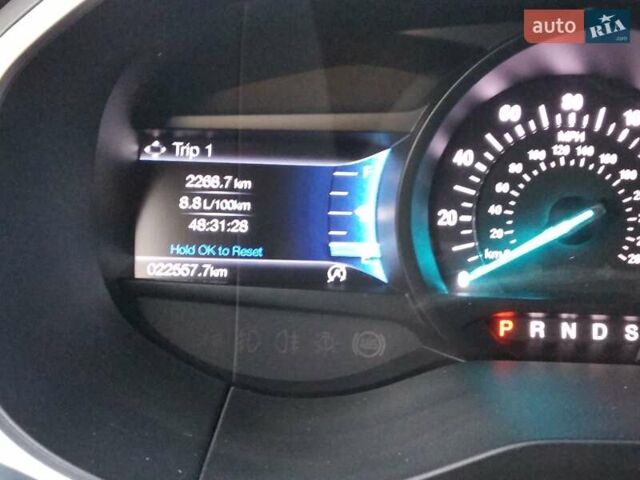 Синий Форд Эдж, объемом двигателя 2 л и пробегом 23 тыс. км за 18950 $, фото 1 на Automoto.ua