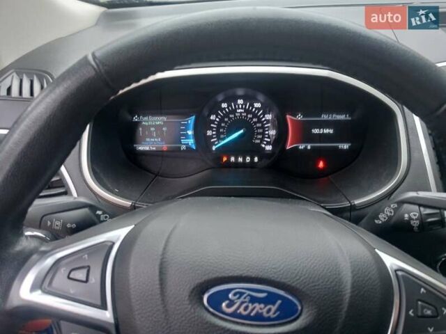 Синий Форд Эдж, объемом двигателя 2 л и пробегом 62 тыс. км за 18700 $, фото 16 на Automoto.ua